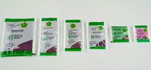 Different sized GK4/P Sachets 